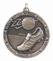 Shooting Star 1 3/4" Medal (Soccer)