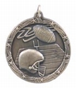Shooting Star 1 3/4" Medal (Football)