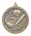 Shooting Star 2 1/2" Medal (Baseball)