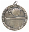 Shooting Star 2 1/2" Medal (Volleyball)