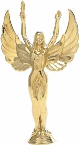 10" Victory Female Gold Trophy Figure