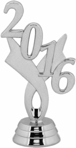 3 1/4" Silver "2016" Year Date Trophy Trim Piece