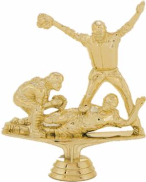 5 3/4" Triple Action Softball Gold Trophy Figure