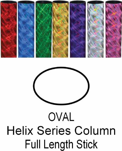 Oval Helix Trophy Column Full 45" stick