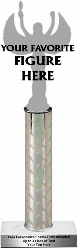 Single Column Silver Trophy Kit with Marble 16SGL-S #2
