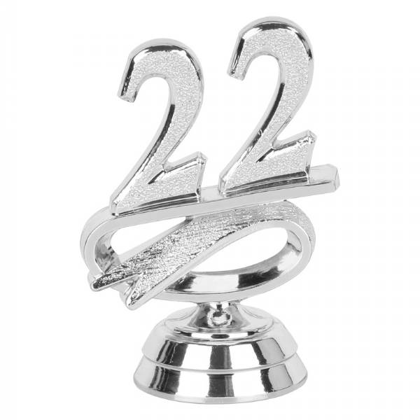 2 1/2" Silver "22" Year Date Trophy Trim Piece