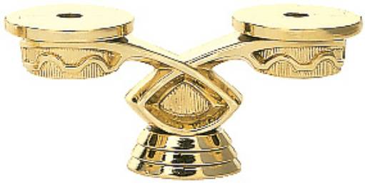 5" Gold Double Trophy Riser