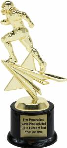 8 1/4" Football Star Series Trophy Kit with Pedestal Base