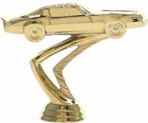 3 5/8" Camaro Car Gold Trophy Figure