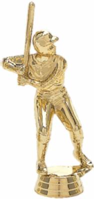 3 3/4" Junior League Male Baseball Gold Trophy Figure