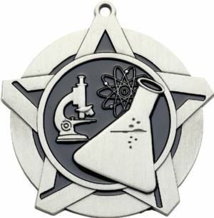 2 1/4" Super Star Series Science Award Medal #3