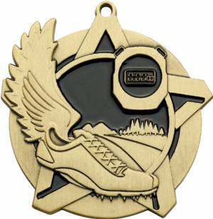 2 1/4" Super Star Series Cross Country Award Medal #2