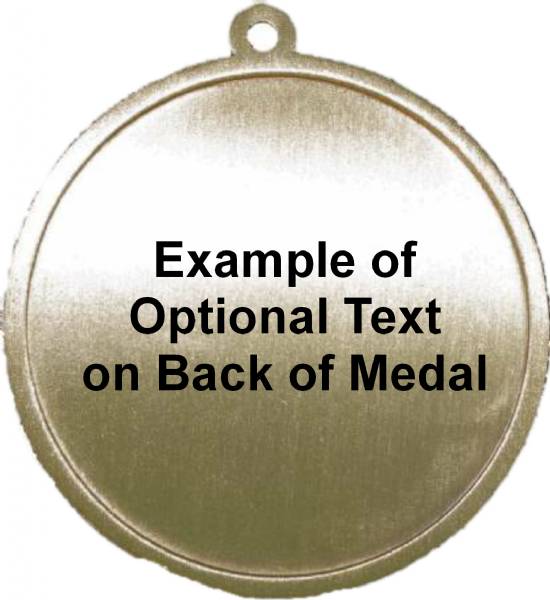 Grey Ribbon Awareness 2 1/4" Award Medal #6