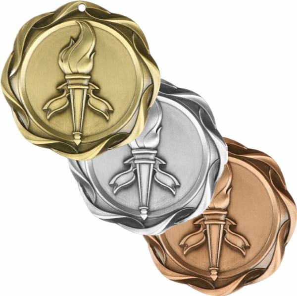 3" Victory - Fusion Series Award Medal