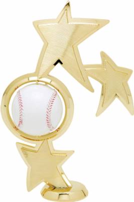 8" Baseball Spinner Gold Trophy Figure