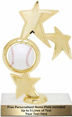 8 3/4" Baseball Spinner Trophy Kit