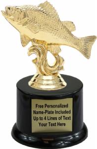 5 1/2" Perch Trophy Kit with Pedestal Base