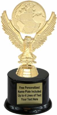 7" Eagle Insert Holder Trophy Kit with Pedestal Base
