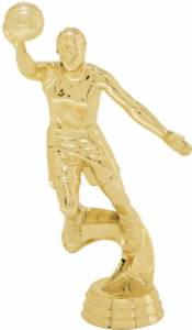 6" Action Basketball Female Trophy Figure Gold