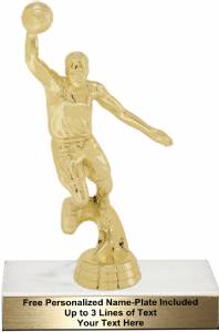 6 3/4" Action Basketball Male Trophy Kit