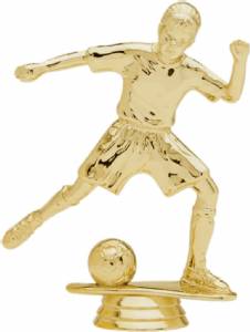 5" Junior Soccer Female Gold Trophy Figure