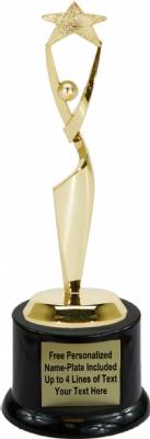 9" Reach for the Stars Trophy Kit with Pedestal Base