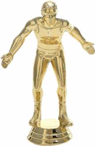 5" Wrestler Male Gold Trophy Figure