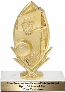 6 3/4" Basketball Sport Trophy Kit