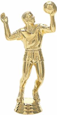 5 1/4" Volleyball Male Gold Trophy Figure
