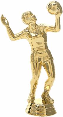5 1/8" Volleyball Female Gold Trophy Figure