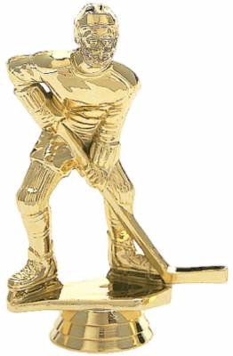 5" Hockey Male Trophy Figure Gold