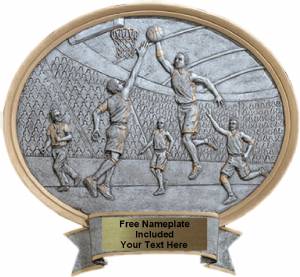 Basketball Male - Legend Series Resin Award 8 1/2" x 8"