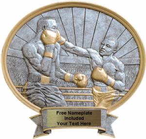 Boxing Male - Legend Series Resin Award 8 1/2" x 8"