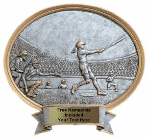 Baseball / Softball Female - Legend Series Resin Award 8 1/2" x 8"