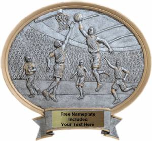 Basketball Male - Legend Series Resin Award 6 1/2" x 6"