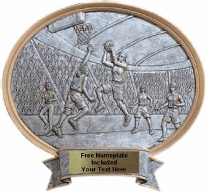 Basketball Female - Legend Series Resin Award 6 1/2" x 6"