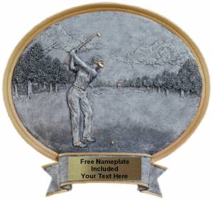 Golf Female - Legend Series Resin Award 6 1/2" x 6"