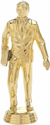 6" Salesman Gold Trophy Figure