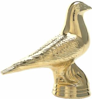 4" Pigeon Gold Trophy Figure