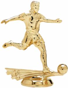 5" All Star Soccer Male Gold Trophy Figure