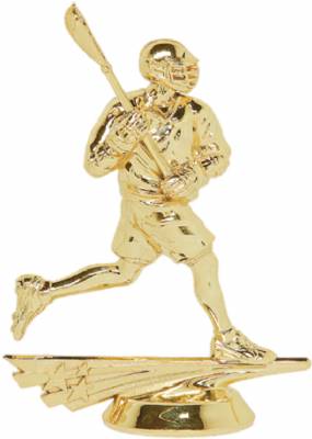 5" All Star Lacrosse Male Trophy Figure Gold