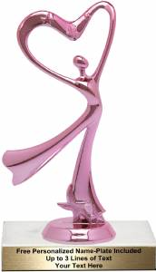 Pink 6 3/4" Modern Dance Trophy Kit