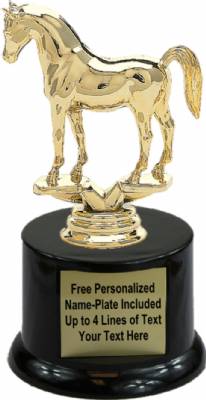 5 3/4" Arabian Horse Trophy Kit with Pedestal Base