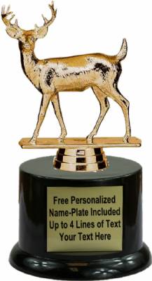 6 5/8" Deer Buck Trophy Kit with Pedestal Base