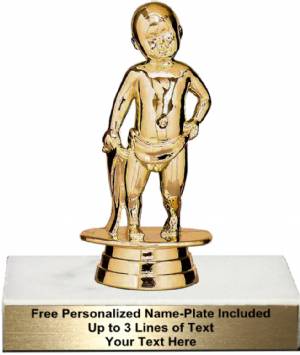 5" Standing Baby Trophy Kit