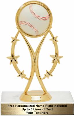 6 3/4" Color Sport Baseball Trophy Kit