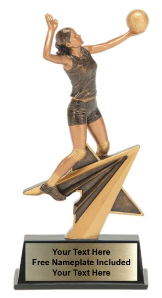 7" Volleyball Star Power Sport Resin Trophy