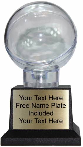6" All Star Baseball Holder Trophy on Black Plastic Base