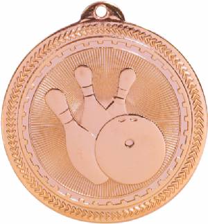 2" Bowling BriteLazer Award Medal #4