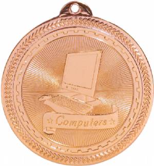 2" Computer BriteLazer Award Medal #4
